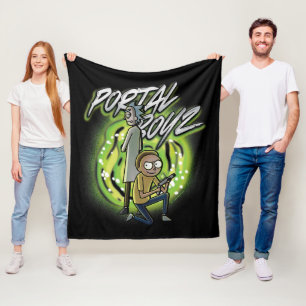 Couverture Polaire Rick et Morty - Portal Boyz