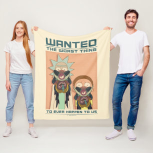 Couverture Polaire RICK ET MORTY™ Poster Recherché Glorzo