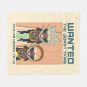 Couverture Polaire RICK ET MORTY™ | Poster Recherché Glorzo (Devant (Horizontal))