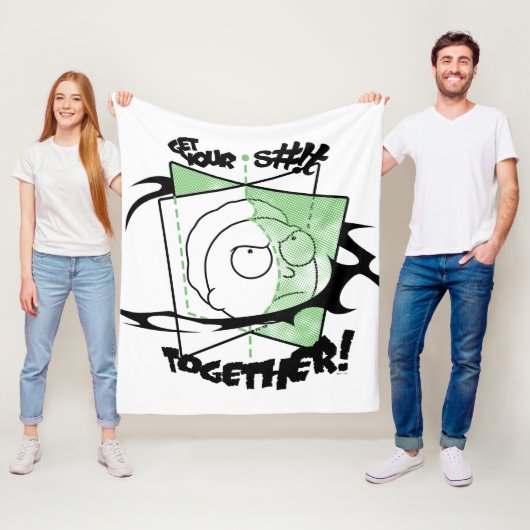 Couverture Polaire RICK ET MORTY™ | Prenez votre S# ! t Together ! (En situation)