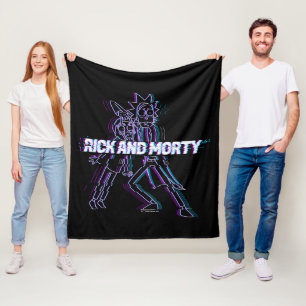 Couverture Polaire RICK ET MORTY™ Rick Et Morty Glités