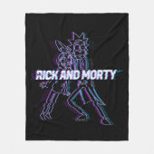 Couverture Polaire RICK ET MORTY™ | Rick Et Morty Glités (Devant)