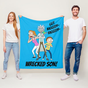 Couverture Polaire RICK ET MORTY™ Rick, Morty et Summer
