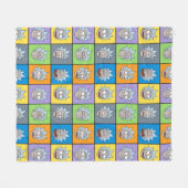 Couverture Polaire RICK ET MORTY™ | Rick's Moods (Devant (Horizontal))