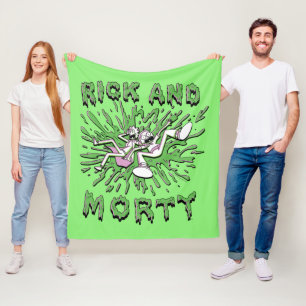 Couverture Polaire RICK ET MORTY™ Tomber Dans La Tva Acide