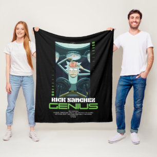 Couverture Polaire Rick Sanchez Genius Citation Graphique