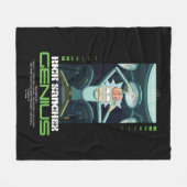 Couverture Polaire Rick Sanchez Genius Citation Graphique (Devant (Horizontal))