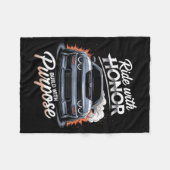 Couverture Polaire Ride With Honor Car Lover  (Devant (Horizontal))