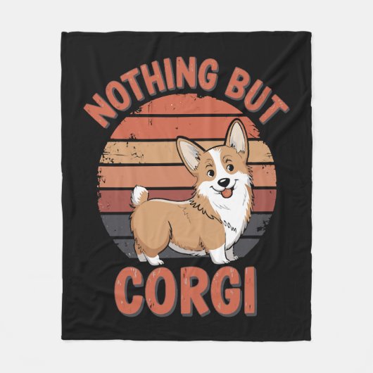 Couverture Polaire Rien D'Autre Que Corgi (Devant)