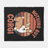 Couverture Polaire Rien D'Autre Que Corgi (Devant (Horizontal))