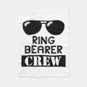 Couverture Polaire Ring Bearer Crew Ring Wedding Party Sungl Security (Devant)