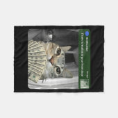 Couverture Polaire Ring Cat With Motion Meme  (Devant (Horizontal))