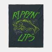 Couverture Polaire Rippin Lèvres Pêche Papa (Devant)