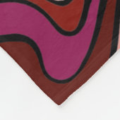 Couverture Polaire Ripple framboise (Coin)