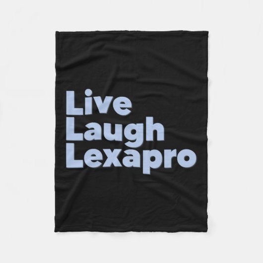 Couverture Polaire Rire Lexapro Sensibilisation au suicide (Devant)