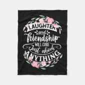 Couverture Polaire Rires Et Amitié (Devant)