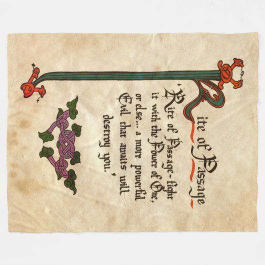 Couverture Polaire Rite De Passage (Devant (Horizontal))