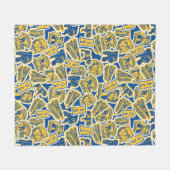 Couverture Polaire Riverdale Football et Cheval Motif (Devant (Horizontal))