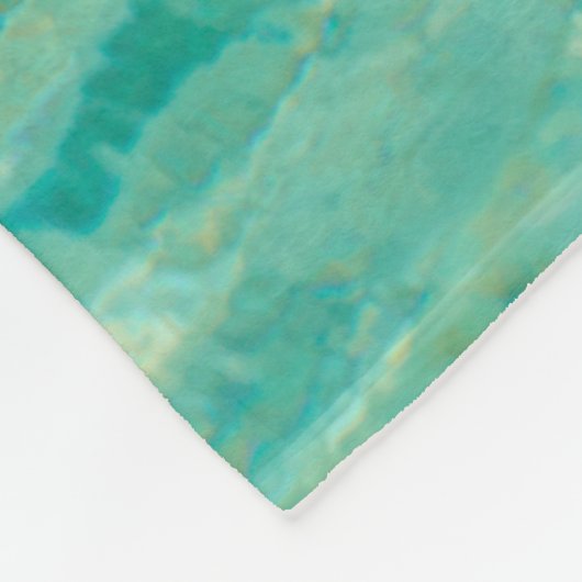 Couverture Polaire Rivière laquée marine de l'océan (Coin)