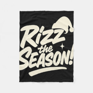 Couverture Polaire Rizz The Season Holiday Christmas Tee, tenue de No