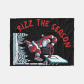 Couverture Polaire Rizz The Season Santa Claus Sketll Funny Boys Chri (Devant (Horizontal))