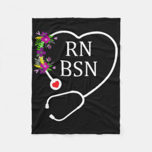 Couverture Polaire Rn Bsn Infirmière Infirmière Infirmière Florale St