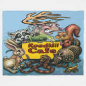 Couverture Polaire Roadkill Café Fleece Blanche (Devant (Horizontal))