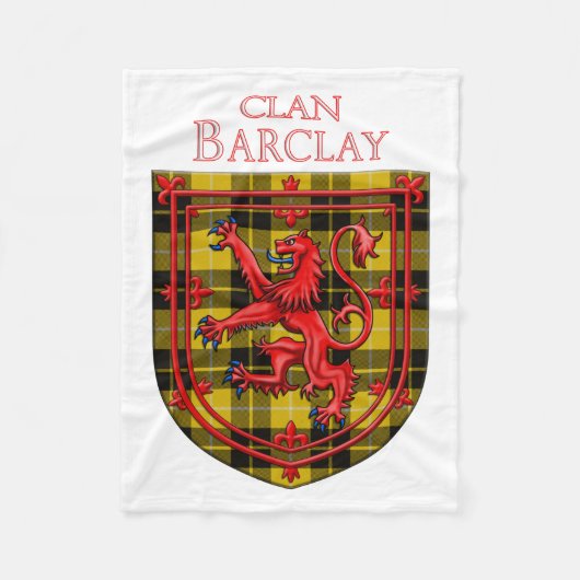 Couverture Polaire Robe Barclay Tartan Scottish Plaid (Devant)