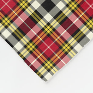 Couverture Polaire Robe Clan Buchanan Tartan Scottish Plaid Motif