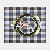 Couverture Polaire Robe Clan MacRae Tartan moderne Plaid (Devant (Horizontal))