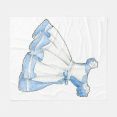 Couverture Polaire Robe d'Alice de livre d'histoire du pays des (Devant (Horizontal))