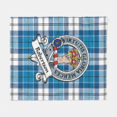 Couverture Polaire Robertson Clan Badge Tartan Plaid (Devant (Horizontal))