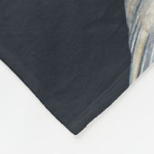 Couverture Polaire Robin birds and berries rowan on dry branches, sea (Coin)