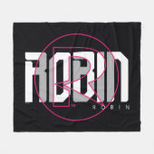 Couverture Polaire Robin Hi-Tech Nom Graphique (Devant (Horizontal))