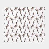 Couverture Polaire Robin sur Sakura (Devant (Horizontal))