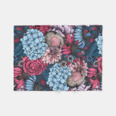 Couverture Polaire Robins dans le jardin 3 (Devant (Horizontal))