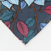 Couverture Polaire Robins dans le jardin 3 (Coin)