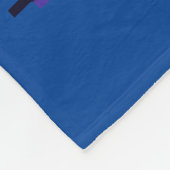 Couverture Polaire Robot Barista - Pixel Art Coffee Lover Design (Coin)