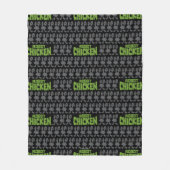Couverture Polaire Robot Chicken Silhouette Pattern (Devant)
