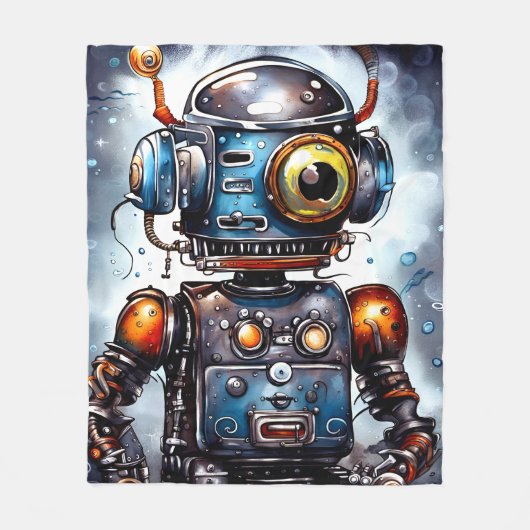 Couverture Polaire Robot I (Devant)