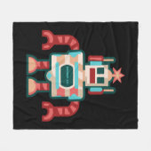 Couverture Polaire robot Noël (Devant (Horizontal))