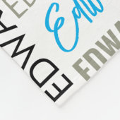 Couverture Polaire Robot personnalisé pour enfants (Coin)