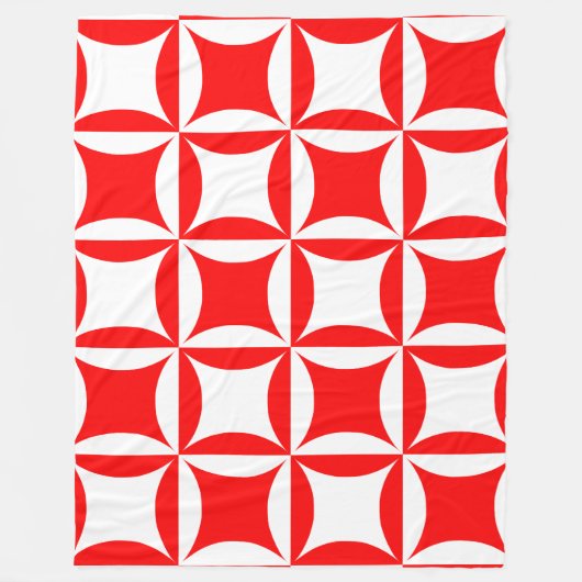 Couverture Polaire Roboter Peter pour payer Paul Motif rouge (Devant)