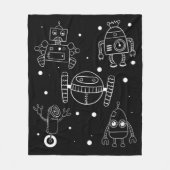 Couverture Polaire Robotique Enfants Robots Garçons Robot Enfants (Devant)