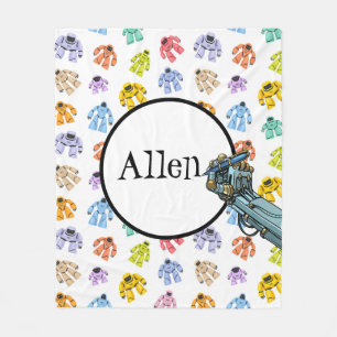 Couverture Polaire Robots Personnalisés