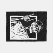Couverture Polaire Rocher Skeleton main Halloween Costume Funny Rocke (Devant (Horizontal))