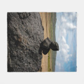 Couverture Polaire Roches empilées (Devant (Horizontal))