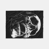 Couverture Polaire Rock Sur Bigfoot Sasquatch Aime Rock Et Roll Sung (Devant (Horizontal))