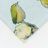 Couverture Polaire Rock Wen birds Nouvelle-Zélande (Coin)