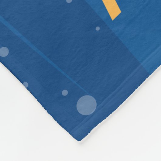 Couverture Polaire Rocket Ship et Stars (Coin)